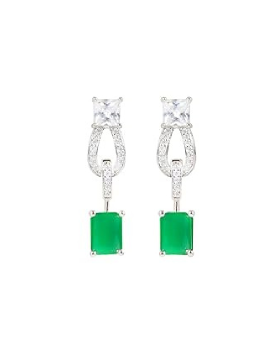 Aurelia Geometric Drop Earrings