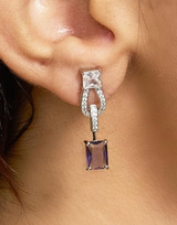 Aurelia Geometric Drop Earrings
