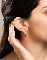 Aurelia Geometric Drop Earrings