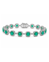 Imperial Russian Green Halo Bracelet