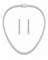Iconic Luxe Drip Tennis Necklace Set