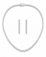 Iconic Luxe Drip Tennis Necklace Set