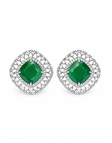 Emerald Whisper Luxe Studs