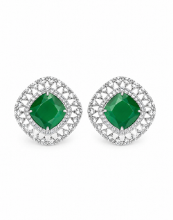 Emerald Whisper Luxe Studs