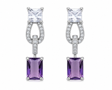 Aurelia Geometric Drop Earrings
