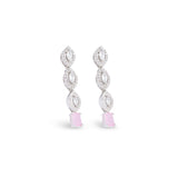 Starlit Blush Necklace & Earrings Set - Anoree