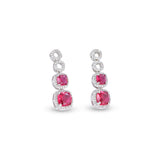 Ruby Reverie Necklace & Earrings set - Anoree