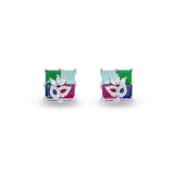 Rainbow Mosaic Pendant & Earrings Set - Anoree