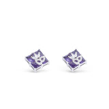 Violet Mosaic Pendant & Earrings Set - Anoree