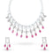 Rouge Riwaaz Necklace & Earrings Set - Anoree