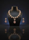 Pushpika Moissanite Kundan Necklace Set and Earrings