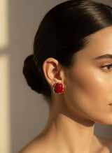 Lumi-Dot 18 KT Gold Plated Demi-Fine Earrings