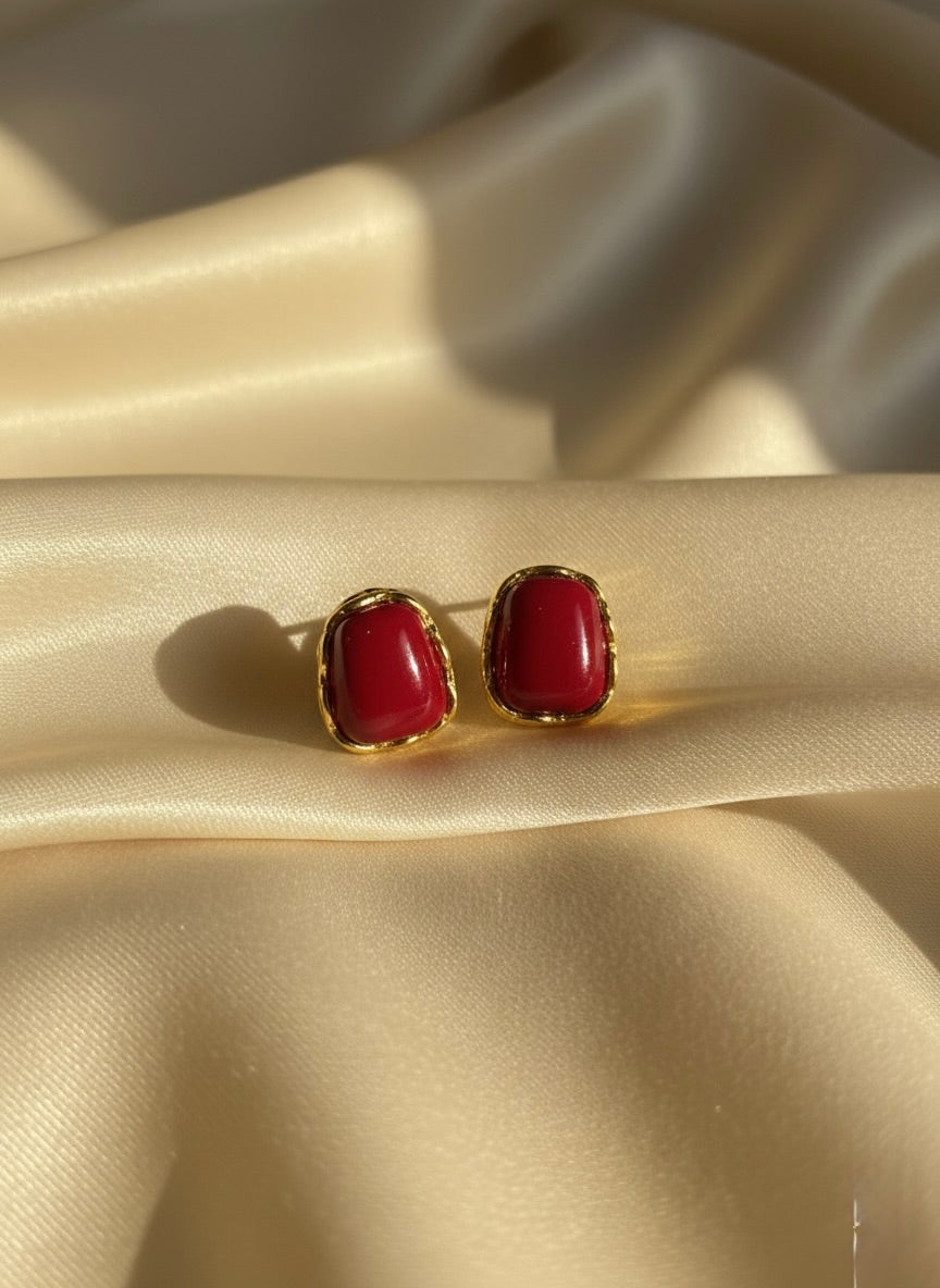 Lumi-Dot 18 KT Gold Plated Demi-Fine Earrings