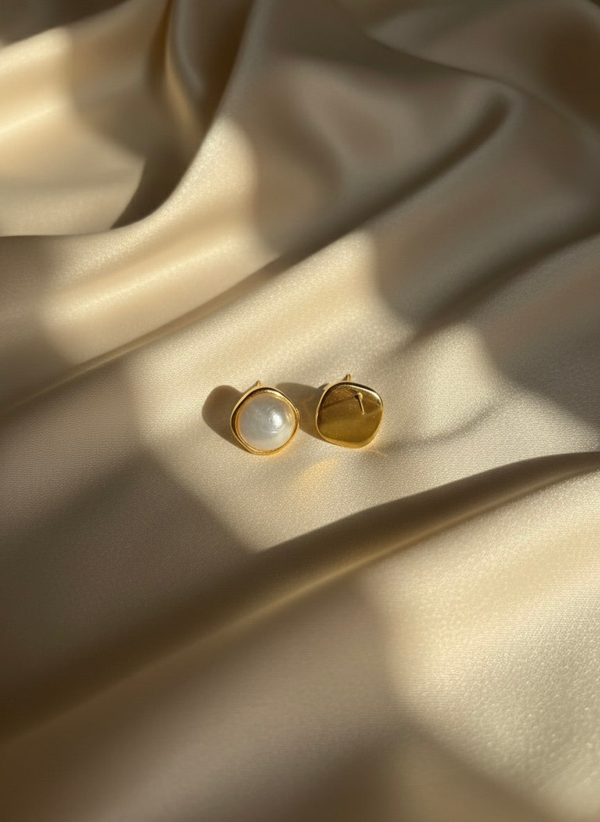 Arca Earrings 18 KT Gold Plated Demi-Fine Earrings