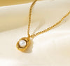 Dainty Pearl Necklace | 18K Gold Plated | Stainless Steel | Tarnish-Free | Waterproof | Demi-Fine