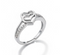 Anoree Twin Heart Sparkle Adjustable Ring