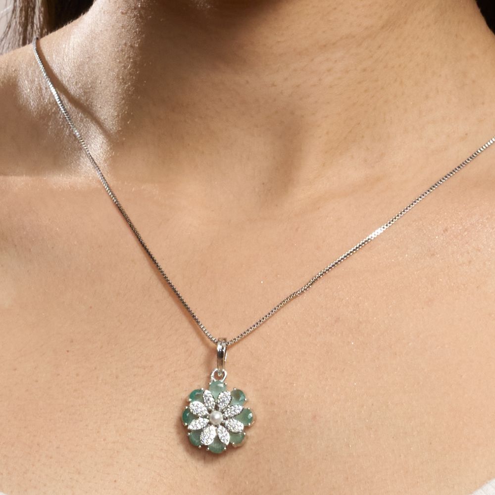 Ocean Petal Spark Pendant