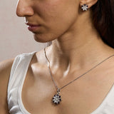 Blossom Beauty Flower Pendant Set