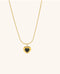 Luna Noir 18 KT Gold Plated Demi-Fine Necklace