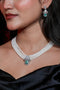 Empress Pearl Necklace & Earring Set