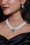 Empress Pearl Necklace & Earring Set