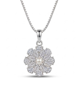 Ivory Blossom Spark Pendant