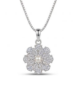 Ivory Blossom Spark Pendant
