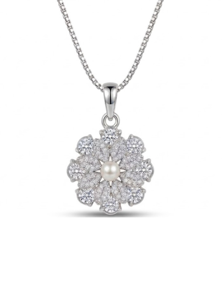 Ivory Blossom Spark Pendant