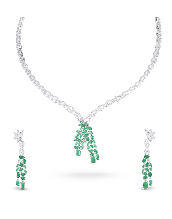 Elysian Vine Necklace & Earrings Set