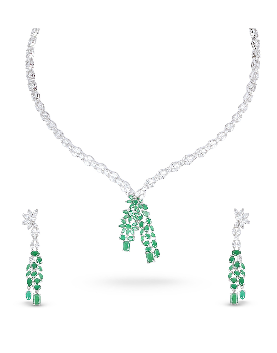Elysian Vine Necklace & Earrings Set