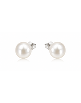 Ivory Glow Pearl Stud Earrings