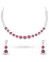 Ruby Reverie Necklace & Earrings set