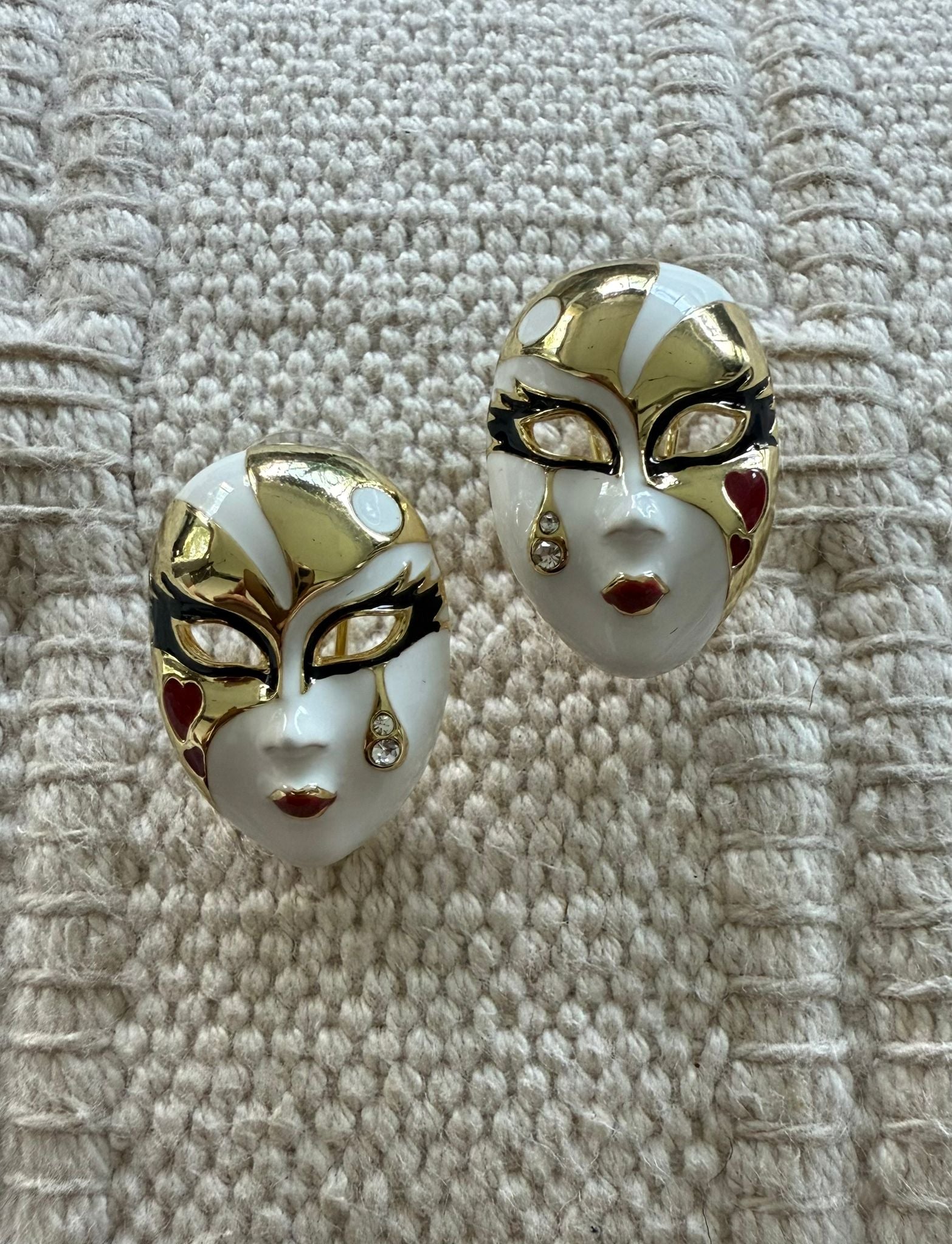 Halloween Earrings 18 KT Gold Plated Demi-Fine Earrings