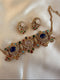 Modish Multi-Colour Choker Set and Earrings