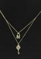 Lock and Key 18 KT Gold Plated Demi-Fine Necklace